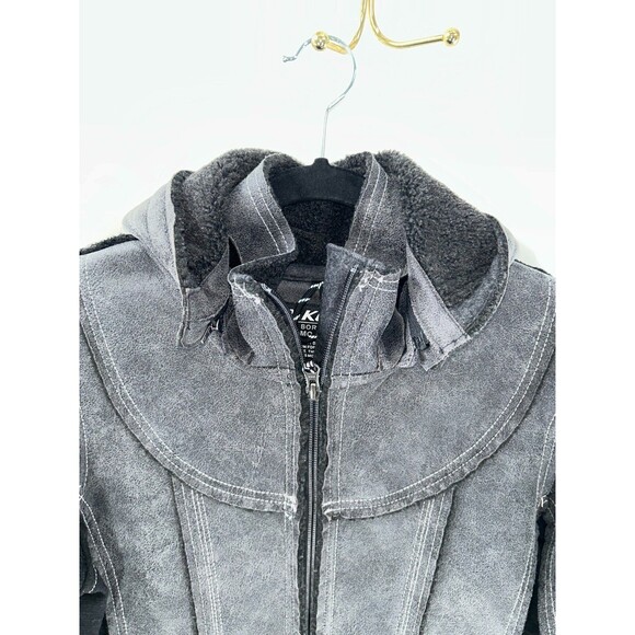 Women's Kuhl Dani Sherpa Trench Coat In Raven Size M - Picture 6 of 9